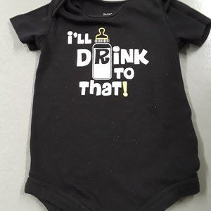 I'll Drink To That baby bottle bodysuit